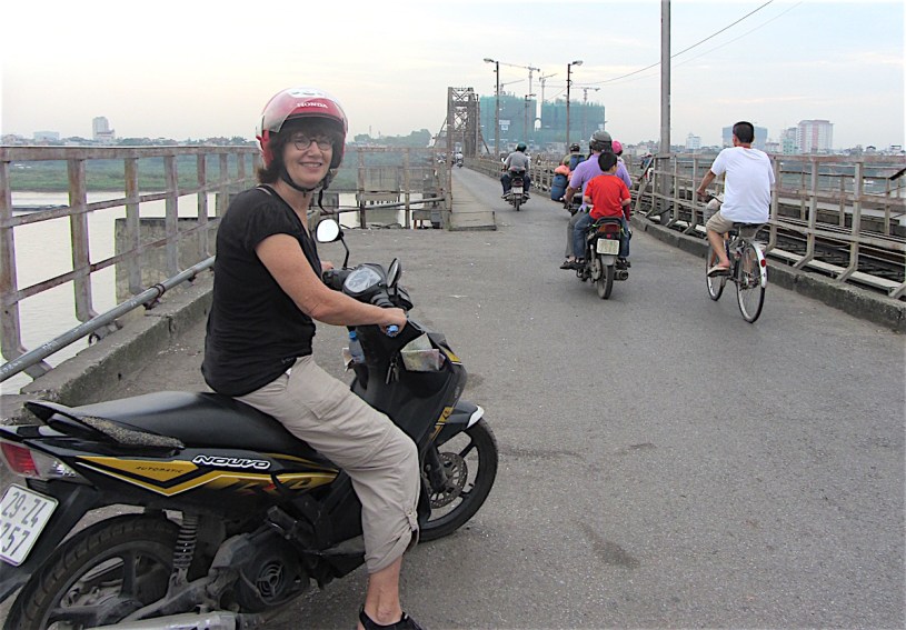 Pix Ali on motorbike