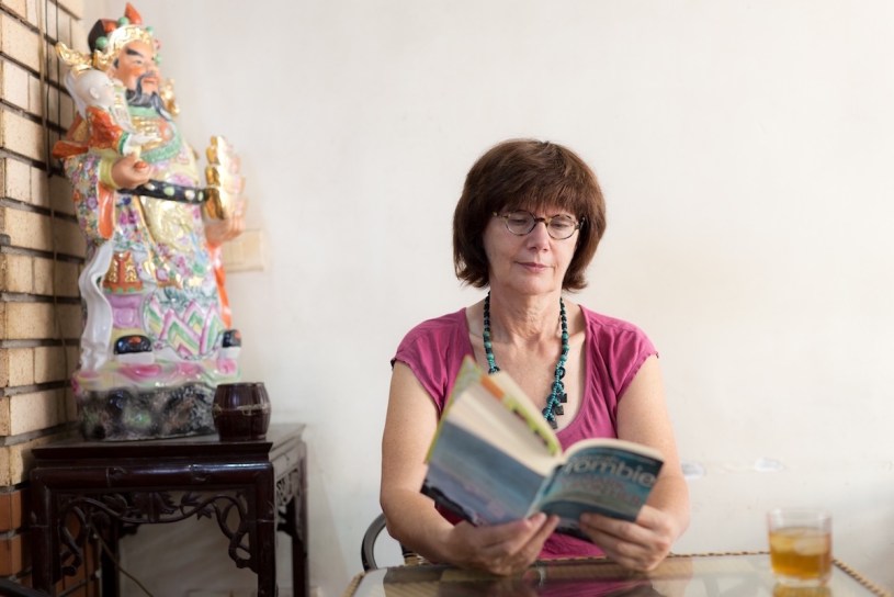 Pix inside Cafe Pho, Hanoi