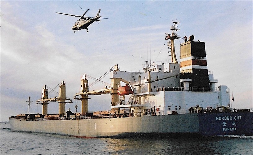 Pix tanker crossing Columbia Bar