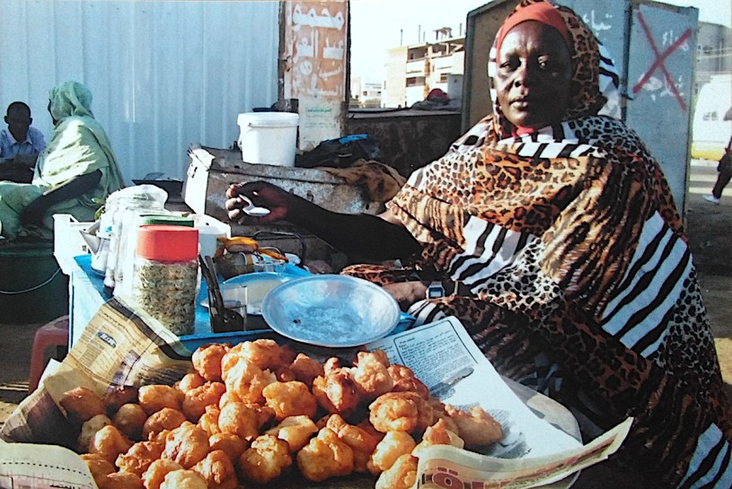 Tea lady in Khartoum